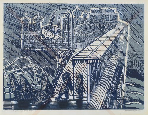 Image no. 3394: Snowstorm at Brighton (Edward Bawden), code=H, ord=0, date=1957